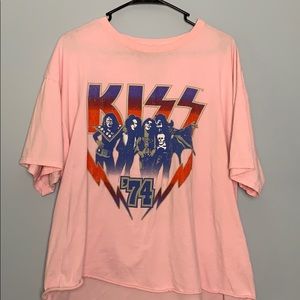Rue21 Pink KISS Shirt